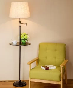 ĐÈN CÂY ĐỨNG LOG PHONG CÁCH VINTAGE DC-IN-5001